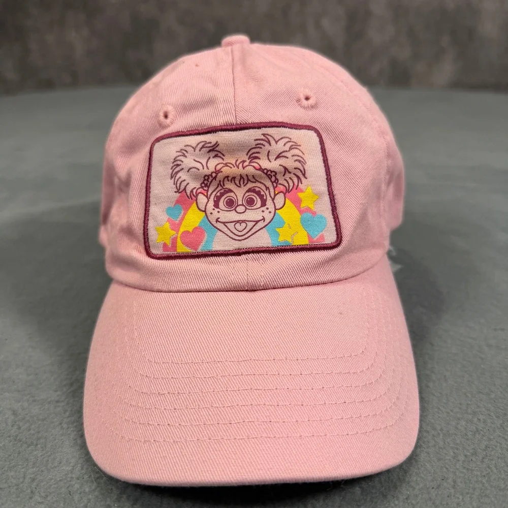 Sesame Street Abby Cadabby Pink Baseball Hat Kids SeaWorld Sesame Place Small‎